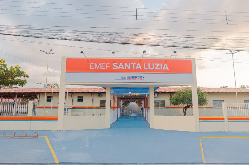 Prefeitura de Benevides faz reforma e ampliação da escola municipal Santa Luzia