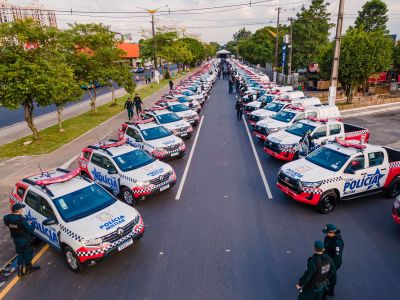 Benevides recebe novas viaturas do Governo do Estado para fortalecer a segurança