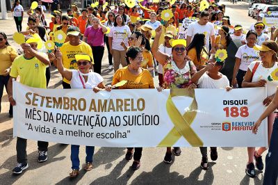 Benevides em prol da saúde mental no setembro amarelo