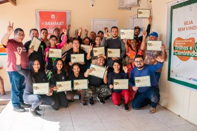 Prefeitura de Benevides forma turma de condutores de trilha