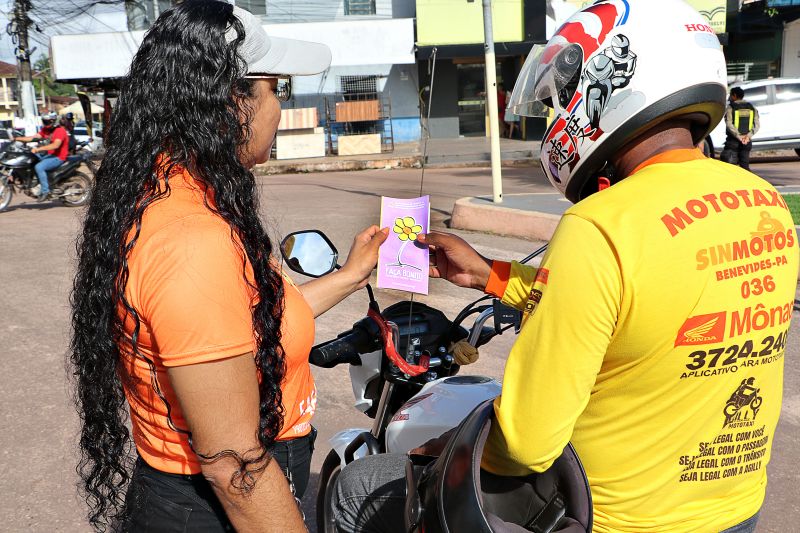Panfletagem no Centro comercial