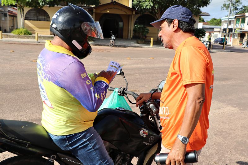 Panfletagem no Centro comercial