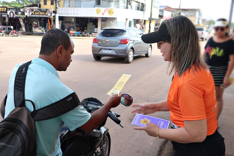 Panfletagem no Centro comercial