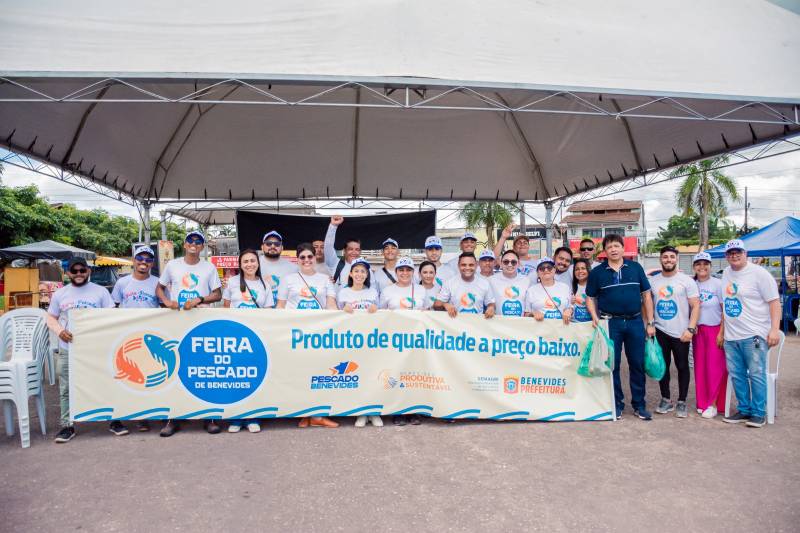 Feira do pescado em Benevides encerra com saldo positivo 