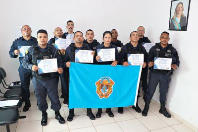 notícia: Guardas municipais de Benevides participam de curso de capacitação