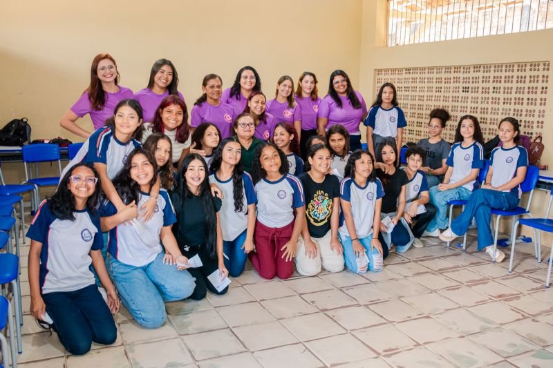 Papo de Moças inicia atividades nas escolas estaduais de Benevides