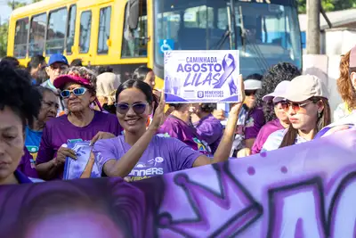 notícia: Benevides realiza caminhada na abertura da programação do Agosto Lilás