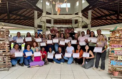 Interculturalidade e Ietramento Indígena são temáticas abordadas em formação para professores da Escola Angelica Sales